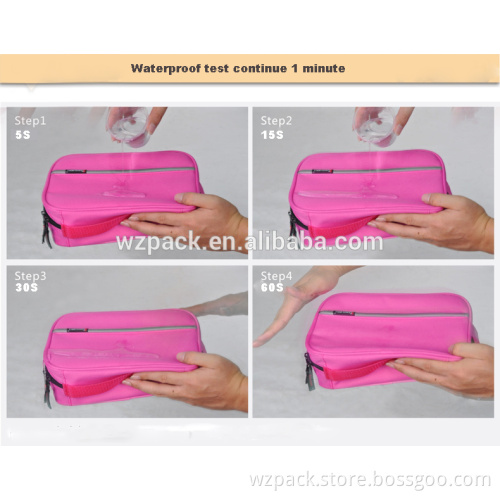 OEM ODM Supply Hot Selling Unisex Hanging Travel Makeup Case Toiletry Pouch Cosmetic Wash Purse Bag